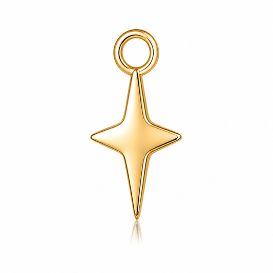Satin Celestial Star Charm