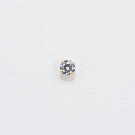 4 Prong • Faceted Stone