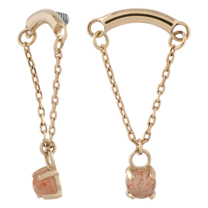 Hidden Helix • Faceted Stone